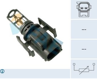 Ansauglufttemperatursensor FAE 33178 FAE 33178 VOLVO V70 2001 Ansauglufttemperaturfühler