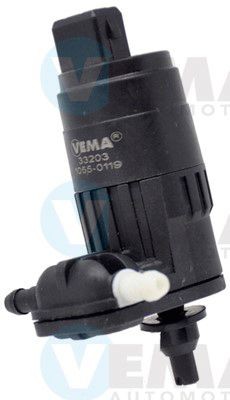 VEMA Spylepumpe 33203 Vindusspylerpumpe VEMA Fiat PANDA 33203