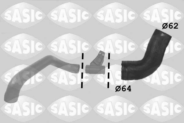 SASIC Charger intake hose 3336090 MERCEDES-BENZ GLB SASIC turbocharger hose 3336090