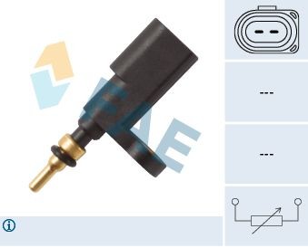 FAE Temperatuursensor 33891 Seat ALHAMBRA Koelvloeistof temperatuur sensor FAE 33891
