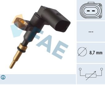 FAE Kylvätsketemperatursensor 33895 33895 FAE temperaturgivare SKODA FELICIA