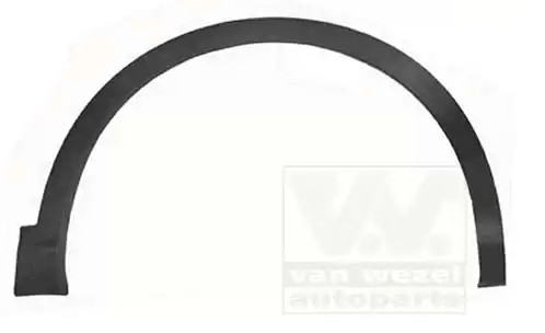 VAN WEZEL Alargamento, guarda-lamas 3391522 3391522 Abas guarda lamas CHEVROLET AVEO VAN WEZEL