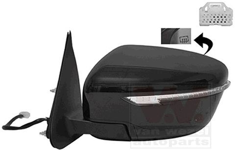 VAN WEZEL Välipeegel 3391817 VAN WEZEL 3391817 Tahavaatepeegel NISSAN Trade Transporter odava hinnaga