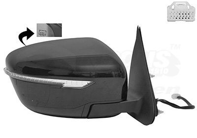 Buitenspiegel VAN WEZEL 3391818 VAN WEZEL 3391818 Buitenspiegel NISSAN QASHQAI 2022