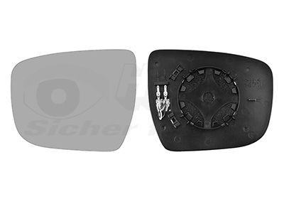 Backspegelglas VAN WEZEL 3391837 VAN WEZEL 3391837 Spegelglas fram vänster höger Nissan X-TRAIL 2008