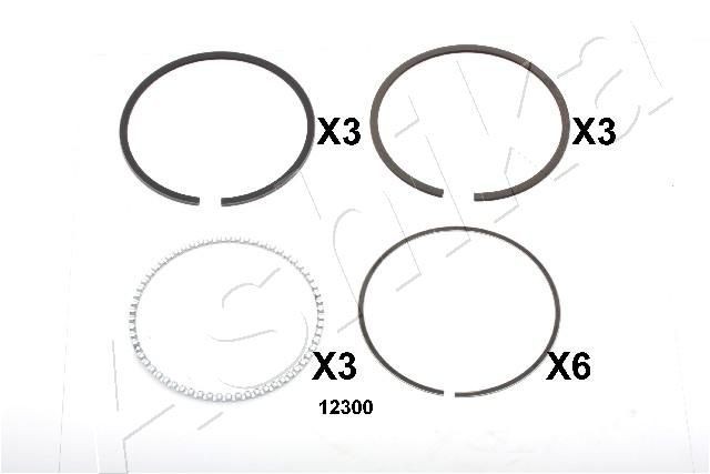 ASHIKA Segment de piston 34-12300 Segment de piston ASHIKA MATERIA 34-12300 pas cher