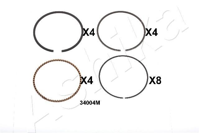 ASHIKA Δακτύλιος εμβόλου 34-34004M 34-34004M Ελατηρια εμβολου ASHIKA SKODA FABIA