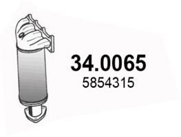 ASSO Katalyzátor 34.0065 Katalyzátor ASSO OPEL 34.0065