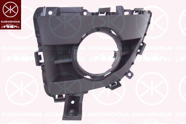 KLOKKERHOLM Grille de ventilation, pare-chocs 3408911 3408911 Grille prise air inférieure MAZDA CX-3 KLOKKERHOLM
