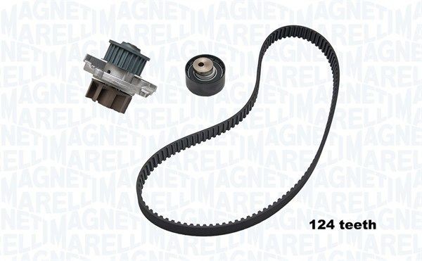 MAGNETI MARELLI Kit cinghia distribuzione, pompa acqua 341401860002 341401860002 costo Kit cinghia di distribuzione e pompa acqua ALFA ROMEO STELVIO MAGNETI MARELLI