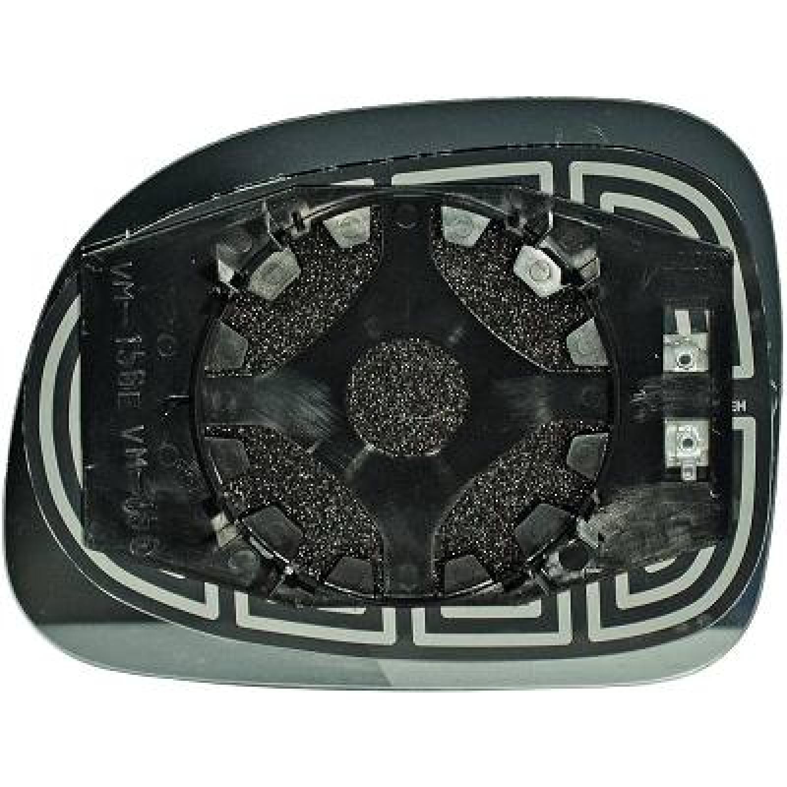 Speilglass, ytterspeil DIEDERICHS 3435126 DIEDERICHS 3435126: Sidespeilglass Fiat PANDA 2009