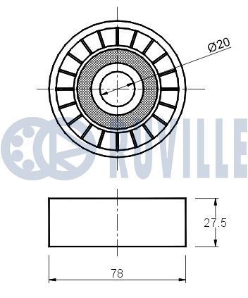 RUVILLE Spændeskinne, styrekæde 3451105 Knastkædestrammer RUVILLE Suzuki SPLASH 3451105