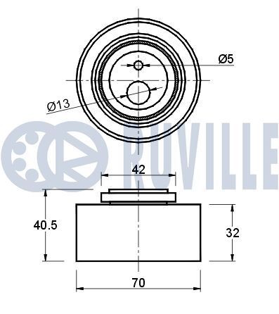 RUVILLE Timing chain kit 3453066S CHEVROLET CAPTIVA RUVILLE timing chain 3453066S