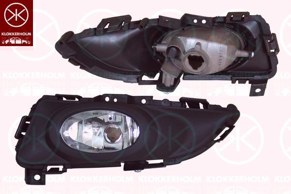 KLOKKERHOLM Phare antibrouillard 34760284 34760284 Anti-brouillard MAZDA MX-5 KLOKKERHOLM