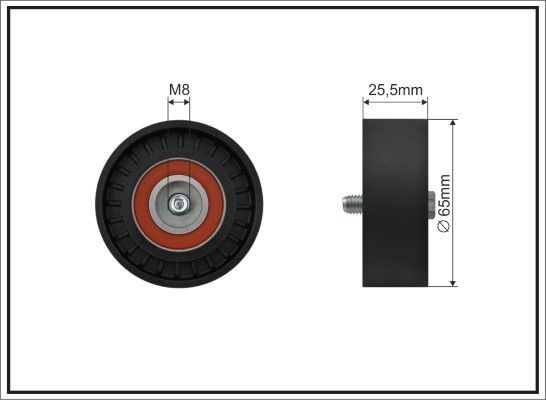 CAFFARO Vratná / vodiaca kladka rebrovaného klinového remeňa 348-00 348-00 Vodiaca kladka VAUXHALL ZAFIRA CAFFARO