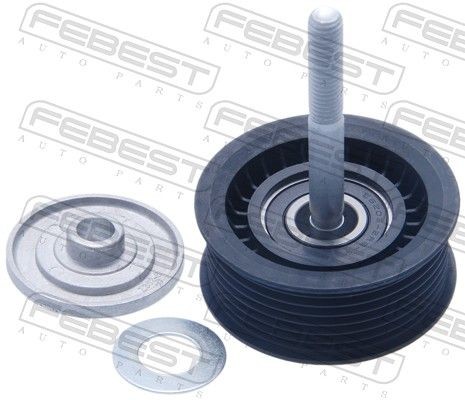 FEBEST Τροχαλία παρέκκλισης, ιμάντας poly-V 3488-PAN FEBEST 3488-PAN Τροχαλία αδρανείας ιμάντα poly v Porsche 911 993 Cabrio τιμες