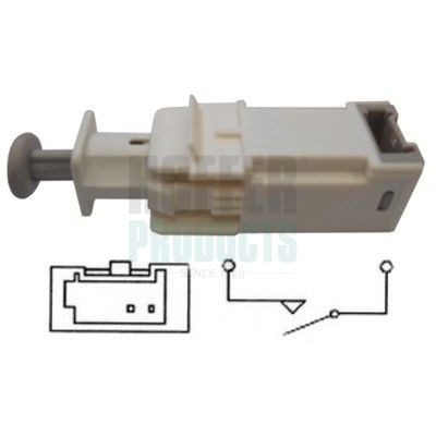 HOFFER Bremselysbryter 3500084 3500084 Bremselyskontakt FIAT 500 HOFFER