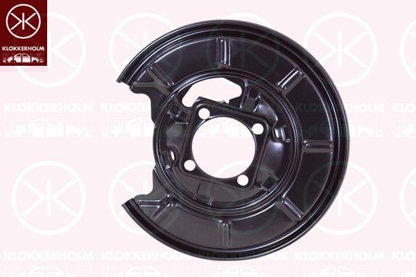 KLOKKERHOLM Έλασμα πιτσιλίσματος, δισκόπλακα 3506877 Λαμαρινένιο προστατευτικό KLOKKERHOLM Mercedes-Benz HECKFLOSSE 3506877