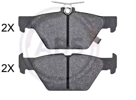 A.B.S. Brzdové doštičky/platničky 35119 35119 Športové brzdové doštičky SUBARU JUSTY A.B.S.