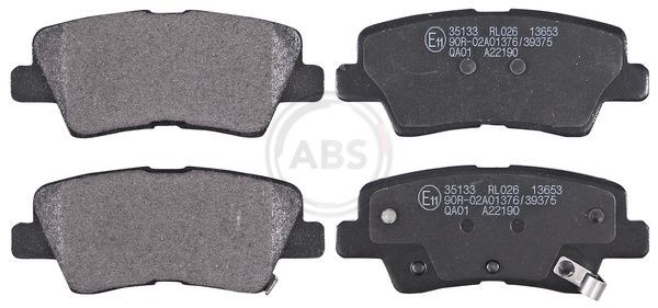 A.B.S. Bremseklosser 35133 A.B.S. 35133 Bremseklosser KIA Rio IV Hatchback (YB, SC, FB) 1.6 123 hk 2021