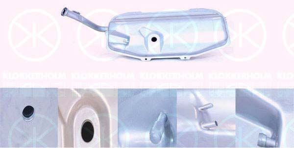 KLOKKERHOLM Réservoir de carburant 3526008 3526008 Réservoir MERCEDES-BENZ GLA KLOKKERHOLM