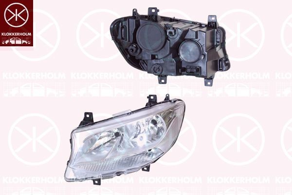 KLOKKERHOLM Lygteglas, forlygte 35260261A1 Lygteglas forlygte KLOKKERHOLM GLB 35260261A1 billig