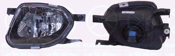 KLOKKERHOLM Tågelygte 35280284A1 35280284A1 Tågelys MERCEDES-BENZ 111-serie KLOKKERHOLM