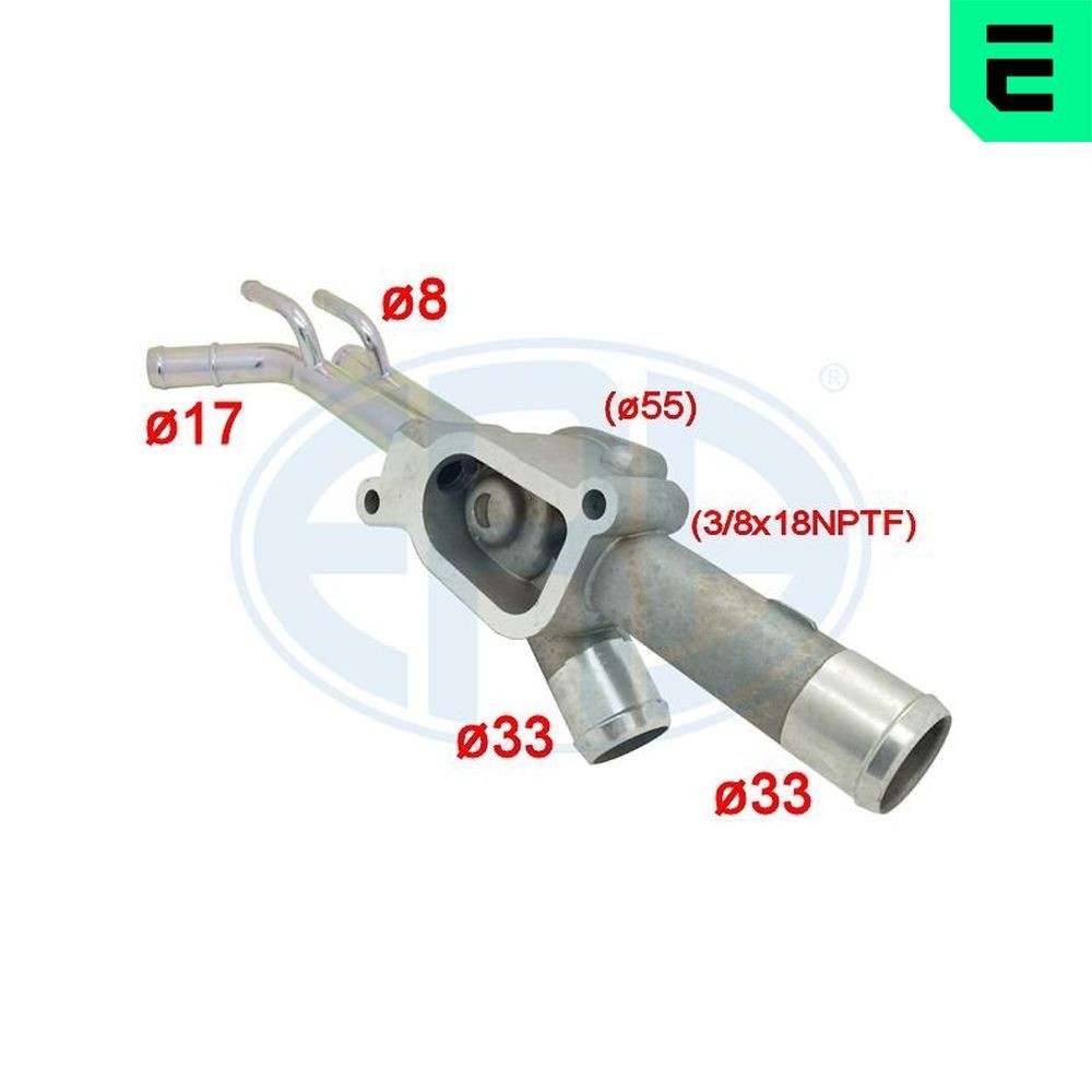 ERA Kølevæskeflange 354087 ERA 354087 Kølervæske flange KIA Sportage V (NQ5) billig