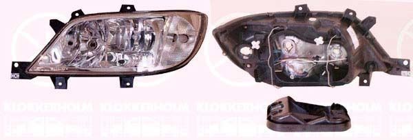 KLOKKERHOLM Headlight 35460154 35460154 KLOKKERHOLM headlights for MERCEDES-BENZ E-Class