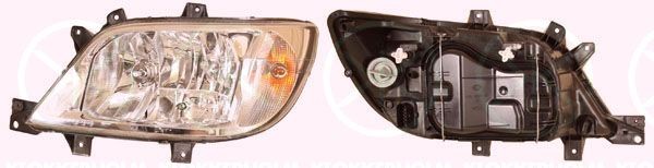 KLOKKERHOLM Headlight 35460168A1 MERCEDES-BENZ E-Class KLOKKERHOLM headlights 35460168A1