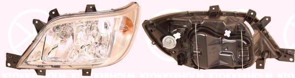 KLOKKERHOLM Headlight 35460172A1 MERCEDES-BENZ E-Class KLOKKERHOLM headlights 35460172A1