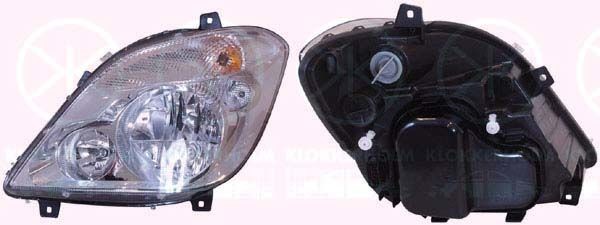 KLOKKERHOLM Headlight 35470122A1 MERCEDES-BENZ E-Class KLOKKERHOLM headlights 35470122A1