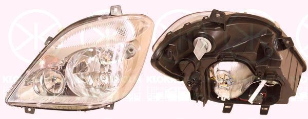 KLOKKERHOLM Koplamp 35470142 35470142 Voorlamp MERCEDES-BENZ GLC KLOKKERHOLM