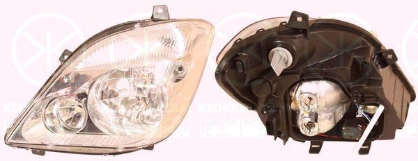 KLOKKERHOLM Headlight 35470144 Mercedes E-Class KLOKKERHOLM headlights 35470144
