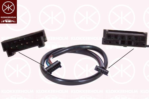 KLOKKERHOLM Sada vedení pre vonkajżie zrkadlo 35471090 35471090 Spätné zrkadlo MERCEDES-BENZ GL KLOKKERHOLM