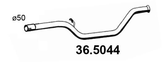 ASSO Tuyau d'échappement 36.5044 36.5044 Tuyaux d'échappement PEUGEOT 107 ASSO
