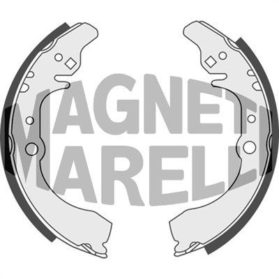 MAGNETI MARELLI Bremsebakke 360219198343 MAGNETI MARELLI Bremsebakker SAAB 360219198343