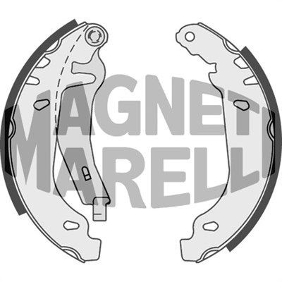 MAGNETI MARELLI Bromsback 360219198350 360219198350 MAGNETI MARELLI bromsbackar Hyundai i10