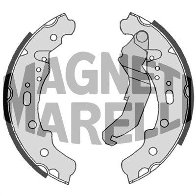 MAGNETI MARELLI Bremsebakke 360219198359 Bremsebakker MAGNETI MARELLI XK 360219198359 billig