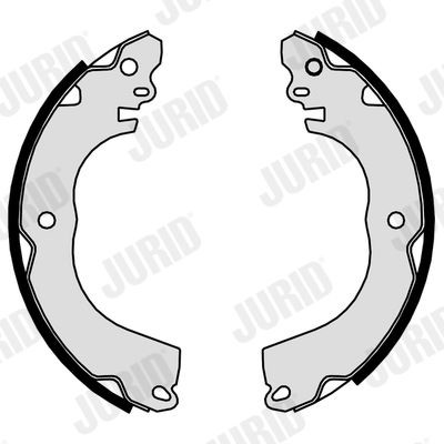 JURID Jeu de mâchoires de frein 362601J Mâchoires de frein à tambour JURID NV200 362601J pas cher