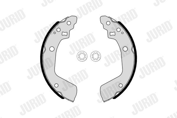 JURID Remschoenset 362607J Suzuki SAMURAI Trommelrem JURID 362607J