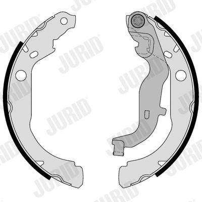 JURID Brake Shoe Set 362624J Renault MODUS / GRAND MODUS JURID brake shoes 362624J