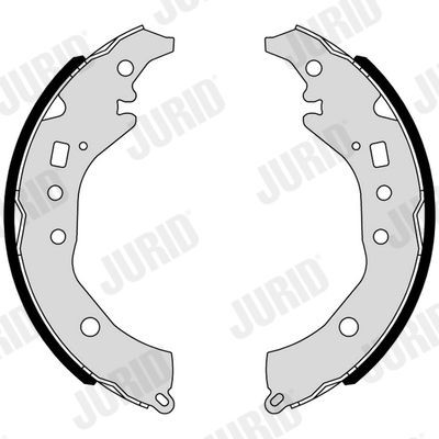 JURID Remschoenset 362627J JURID 362627J Remschoenen set Toyota Corolla NRE180 prijs