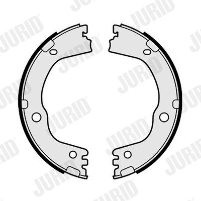 JURID Jarrukenkäsarja, seisontajarru 362628J 362628J JURID Käsijarrukengät SMART FORTWO