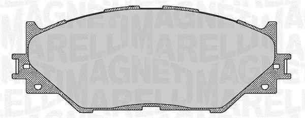 MAGNETI MARELLI Jarrupalat, levyjarru 363916060637 363916060637 MAGNETI MARELLI Jarrupalat Lexus GS hinta