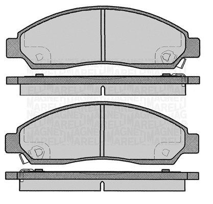 Remblokken MAGNETI MARELLI 363916060802 MAGNETI MARELLI 363916060802 Remblokset GREAT WALL HOVER 2024