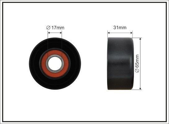 CAFFARO Spanrol, poly V-riem 366-00 Hyundai COUPE Spanrol v-snaar CAFFARO 366-00