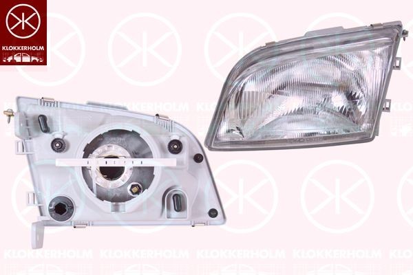 KLOKKERHOLM Headlight 37450122 37450122 KLOKKERHOLM headlights MITSUBISHI LANCER