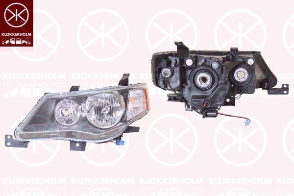 KLOKKERHOLM Headlight 37500142 37500142 KLOKKERHOLM headlights for MITSUBISHI LANCER