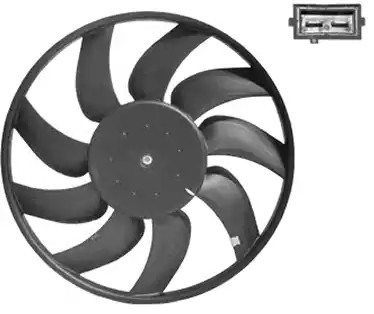 VAN WEZEL Ventilátor chladenia motora 3768746 VAN WEZEL 3768746 Ventilátor chladenia motora